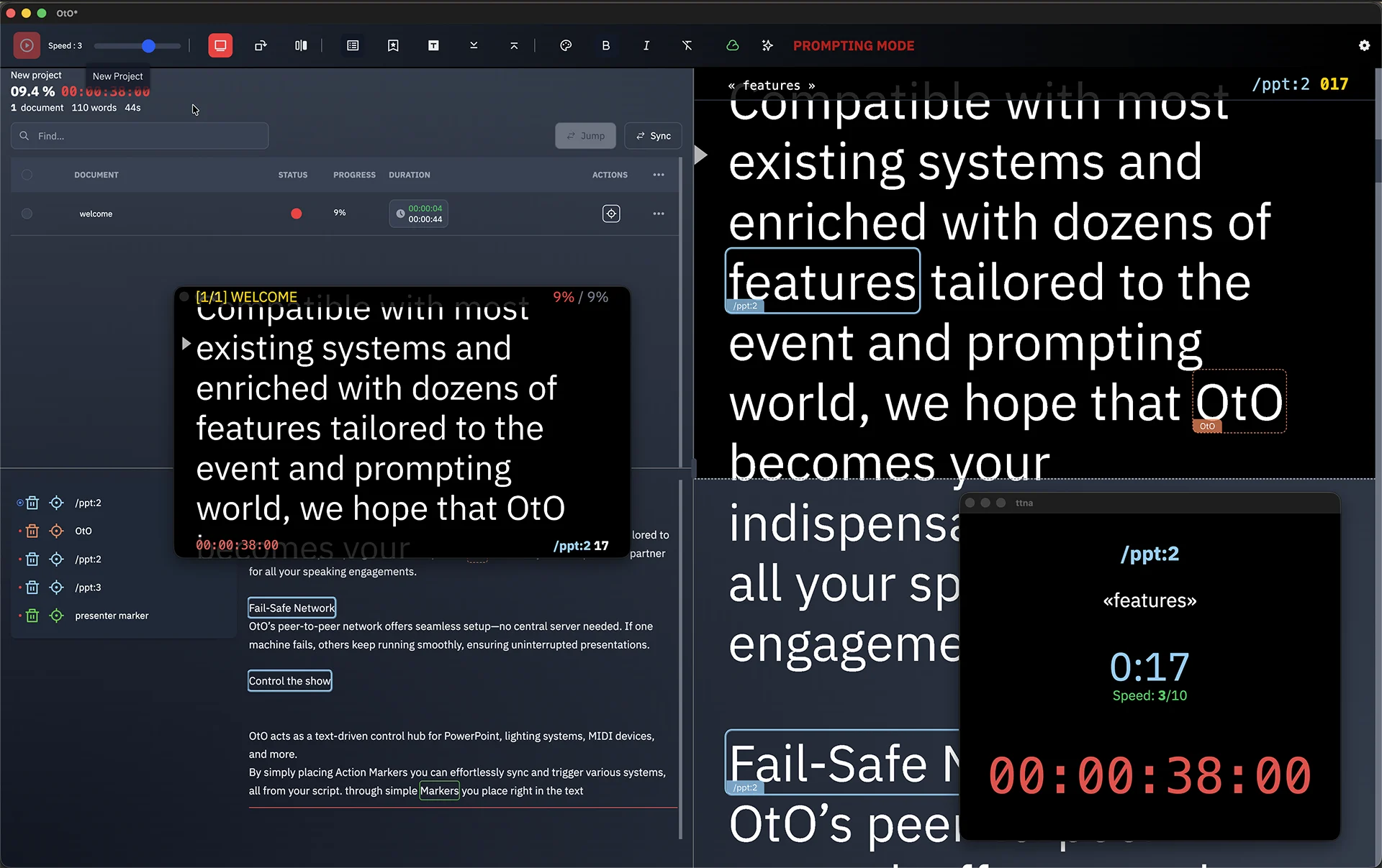 OtO: Text Orchestration OtO: Text Orchestration